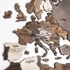 fa világtérkép puzzle - world map puzzle - fa dekoráció falra