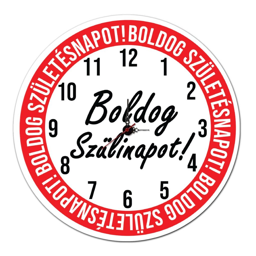 szülinapi ajándék - sebességkorlátozó fali óra - szülinapi ajándékok