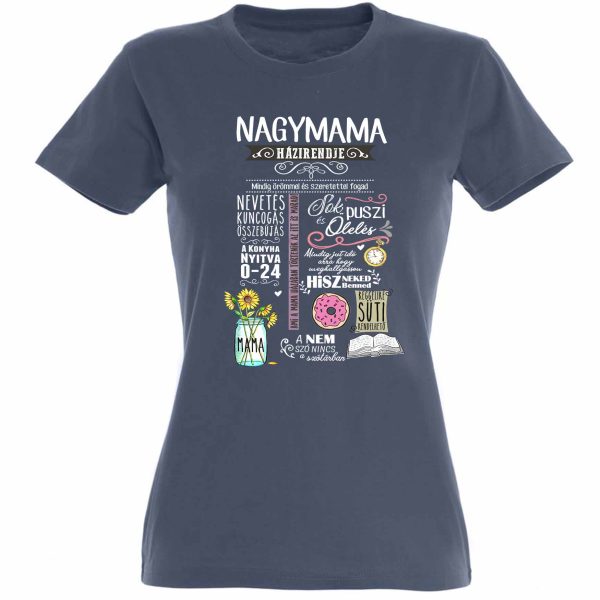vicces pólók - vicces női pólók - ajándék nagymamának - szülinapi ajándék