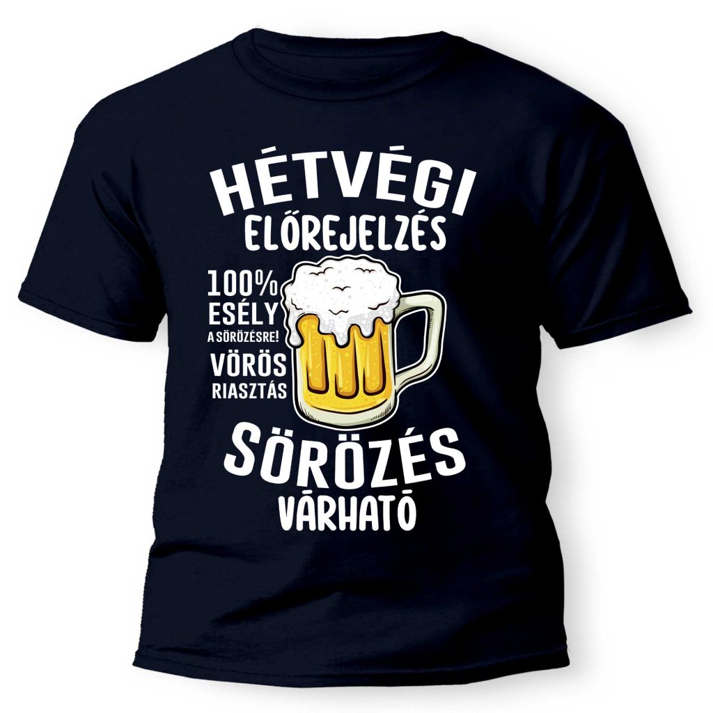 vicces pólók - sörös póló