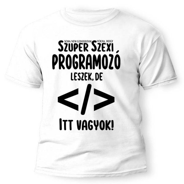 vicces pólók - programozónak ajándék